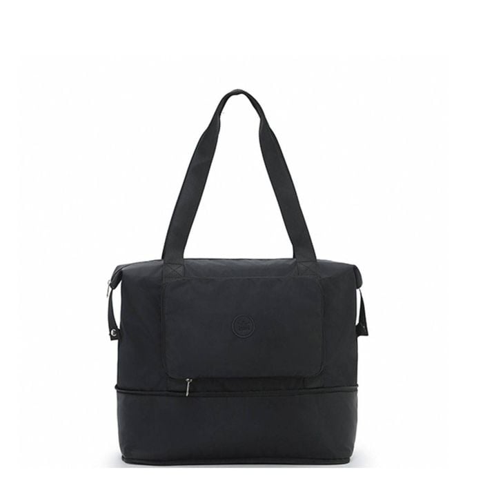 Tosca Foldable & Expandable Travel Tote - Black