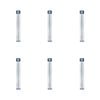 6pk Malli Aluminium/plastic Knitting Needles Yarn Crafting Tool 5mmx35cm Grey
