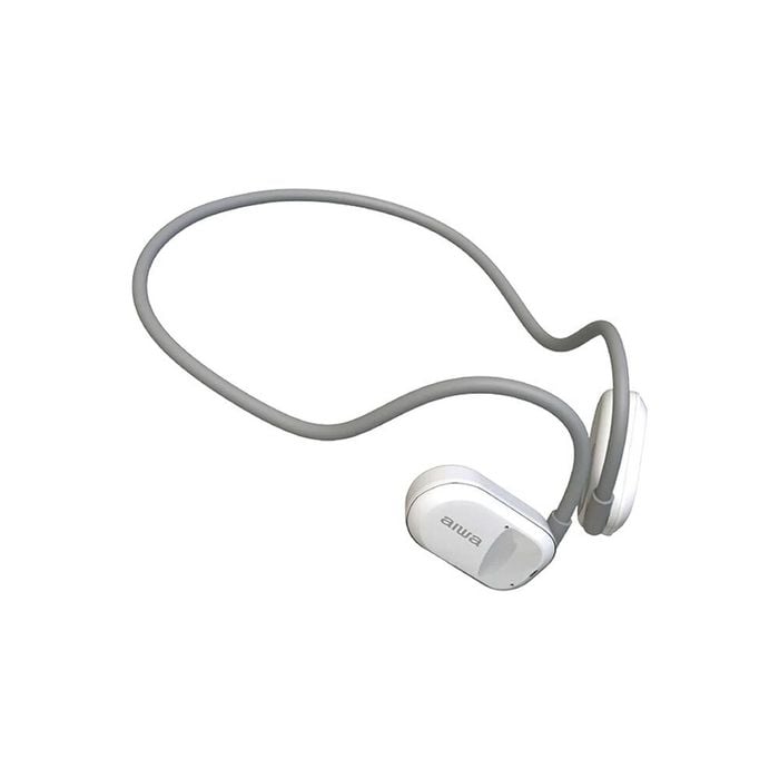 Aiwa Open-ear Sports Bluetooth Earbuds W/mic White
