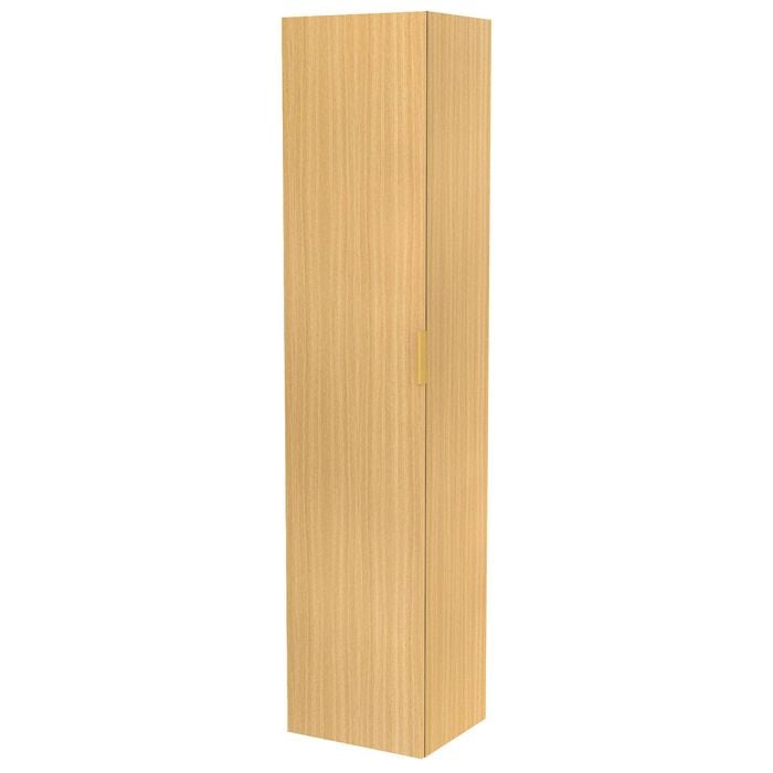 Lugna 2048 x 450 x 380mm Sand 5 Shelf Left Hinged Door Storage Cabinet