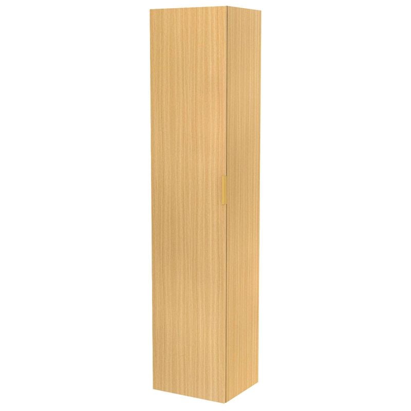 Lugna 2048 x 450 x 380mm Sand 5 Shelf Left Hinged Door Storage Cabinet