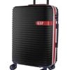 GAP Hard-Shell Suitcase 4 Wheel Hidden Pocket Cabin Luggage 56cm Black
