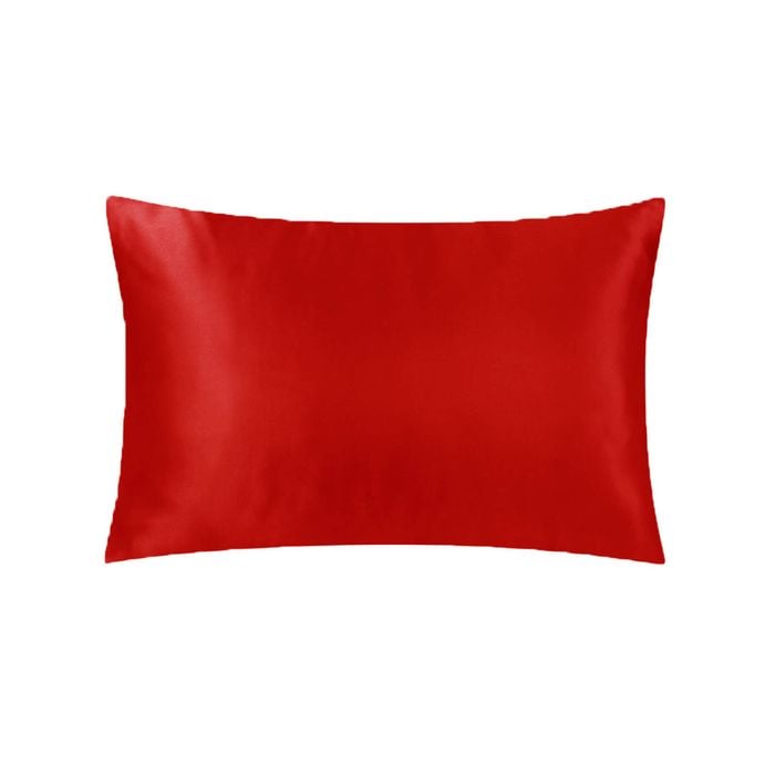 Bloomington Satin Standard Pillowcase 48 x 74 cm Red