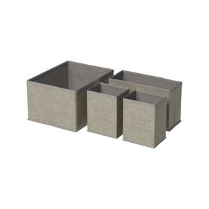 Flexi Storage Wardrobe 210 x 150 x 260mm 4 Piece Ash Tall Organisers