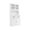 Costway Kitchen Cupboard Buffet Sideboard W/countertop White