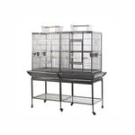 YES4PETS XL 184 cm Bird Cage Pet Parrot Aviary  Perch Castor Wheel Removable Divider