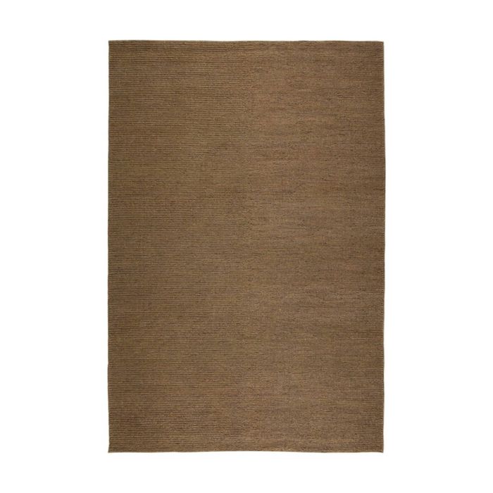 Colorscope jute twine contemporary indoor rug braided khaki 244x305cm
