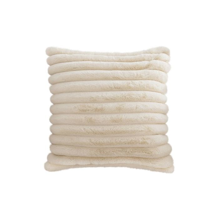 SOGA 45CM Faux Rabbit Fur Throw Pillow