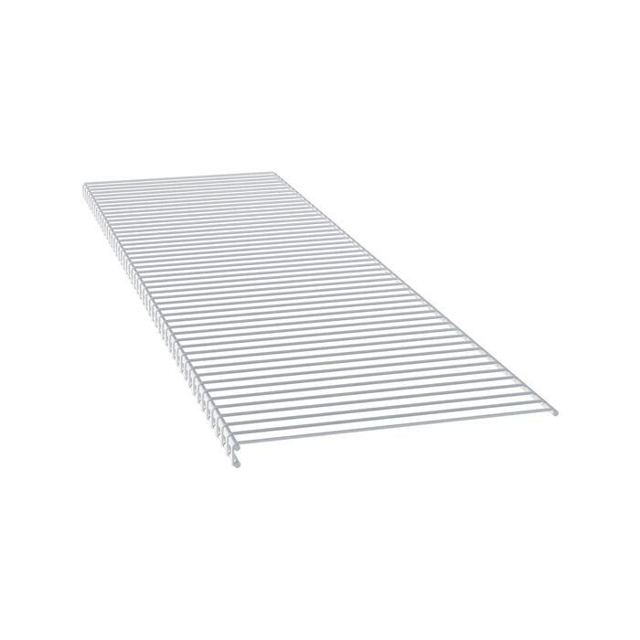 Flexi Storage Home Solutions 1225 x 335mm White Front A Wire Shelf