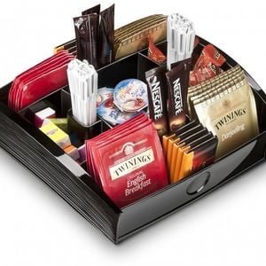 CEP Tea Coffee Storage Tray - Black