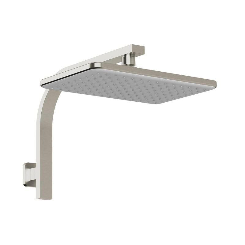 Mondella Brushed Nickel Overture Shower Arm and Rose