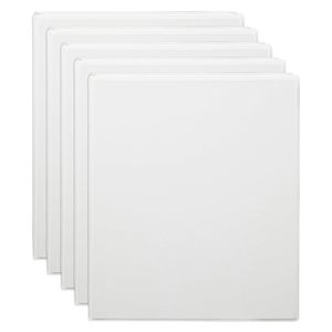 5x Marbig Clearview 4 D-ring Insert Binder A4 File 25mm Document Organiser White