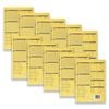 10pc Spirax 162 Project Book 18mm Dotted Thirds 64-page Notebook Stationery Ylw