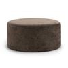 Halle Chocolate Designer Medium 70cm Round Ottoman Pouf
