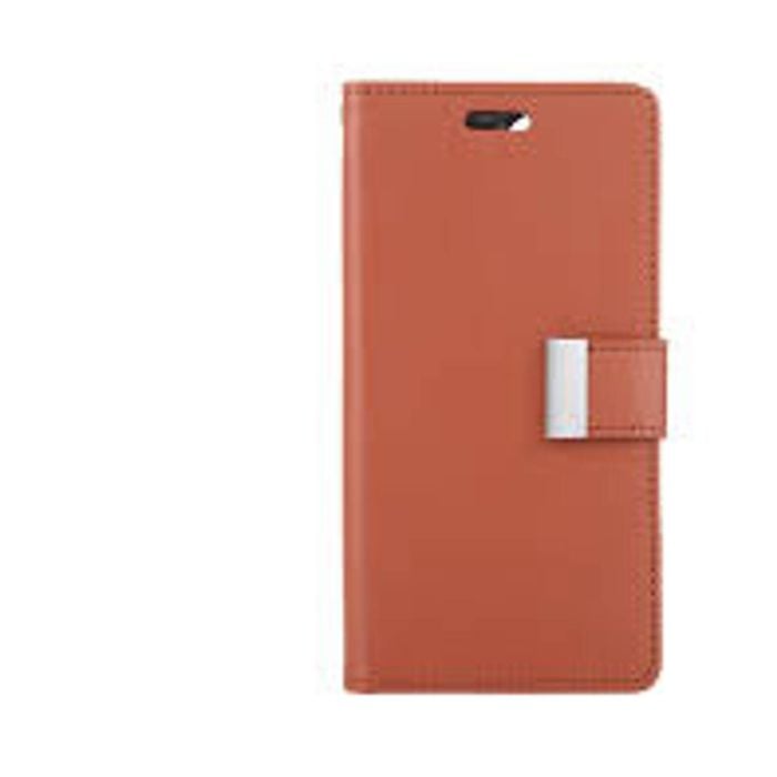 Goospery Rich Diary case for iPhone 14 Pro - Brown