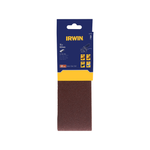 IRWIN 75 x 457mm 60 Grit Sanding Belt - 3 Pack