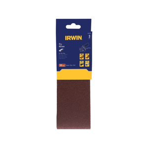 IRWIN 75 x 457mm 60 Grit Sanding Belt - 3 Pack