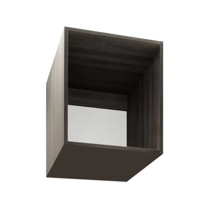 Bedford 450mm Dark Oak 1 Door Wardrobe Topper Shell