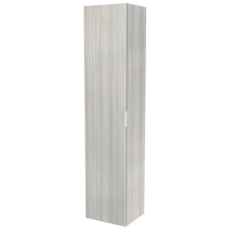 Lugna 2048 x 450 x 580mm Mist 3 Shelf 3 Drawers Left Hinged Door Storage Cabinet