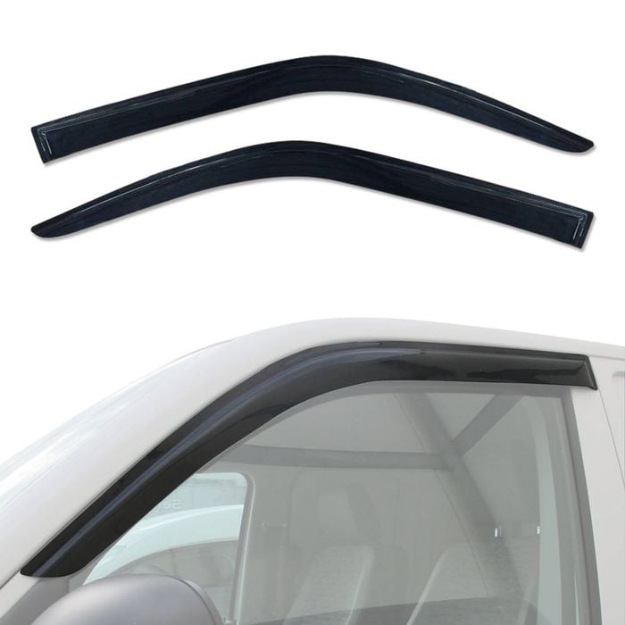 AUSGO Weather Shields for Volkswagen Multivan Transporter T5 2004-2015 Weathershields Window Visors Wind Deflectors