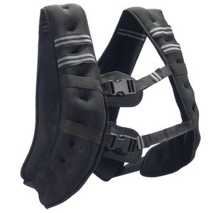Vevor Weighted Vest Black 30 Lbs Weight With Reflective Stripe For Men Women Strength Training