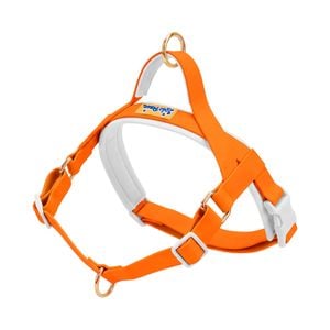 LOLOPAWS Waterproof Dog Harness No-Pull Pet Adjustable Vest No Choke PVC Orange S