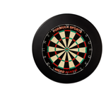 Formula Sports Micro Band 3 Dart Board And Winmau Plain Black Dartboard Surround Set