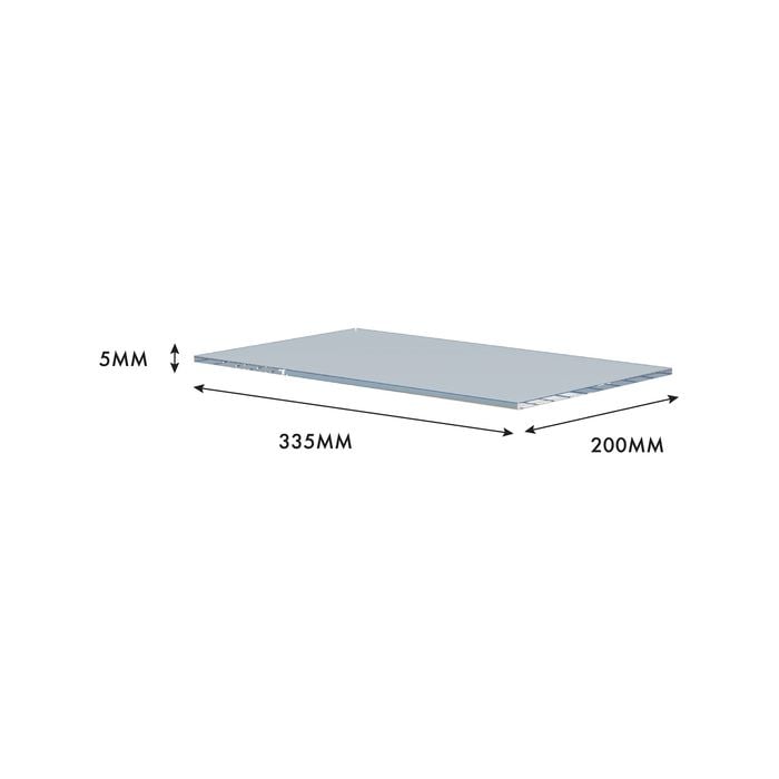 Flexi Storage Clever Cube Glass Modra Shelf