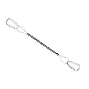 Daiichi Seiko 2015 Fishing Safety Rope With Carabiner Size M Silver