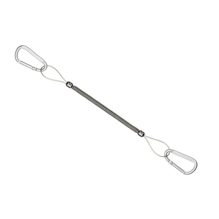 Daiichi Seiko 2015 Fishing Safety Rope With Carabiner Size M Silver