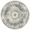 Sense 251 Off White 150x150cm - Small Round Transitional Pet Friendly Indoor Rug