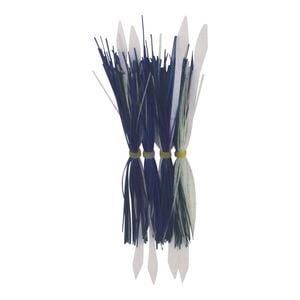 Dekoi Tailed Lure Skirts, Blue Green Lumo, 4 Pack
