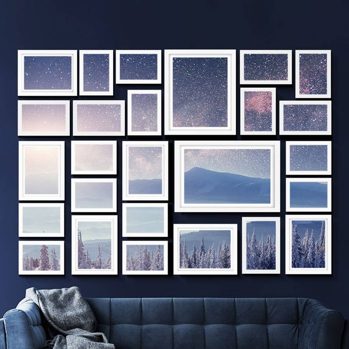 Artiss Photo Frames 26PCS 8x10in 5x7in 4x6in 3.5x5in Wall Mounted White