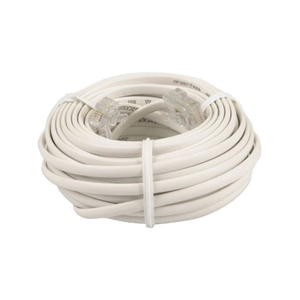 Jackson 10m RJ12 White Telephone Lead