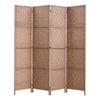 Artiss 4 Panel Room Divider Screen Woven Natural