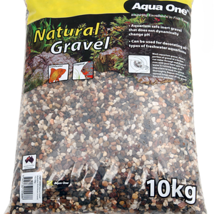 Aqua One Natural Gravel Australian Multi Brown 4-6mm Mix 10kg (12334)