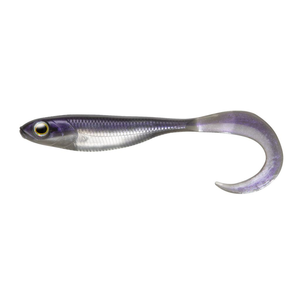 Fish Arrow Flash J Grub 4.5" SW Soft Plastic Fishing Lure 122 Keimura Purple / Silver