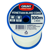 Grunt 3mm x 100m White Venetian Blind Cord