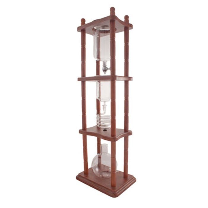 Tiamo Cold Dripper Wood - Brown Wood  HG2713 - Square