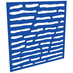 ProtectorAl 300-1200w x 300-1200h Light Blue/Gloss White Slate Unframed Composite Deco Panel