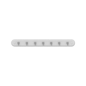 Mode Perma 7 Chrome Hooks Key Rack - White