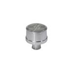 Cal Custom Polished Aluminium Push-In Breather Flash Insignia, Valve Cover