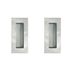 Delf 102mm Stainless Steel Square Flush Pull - 2 Pack