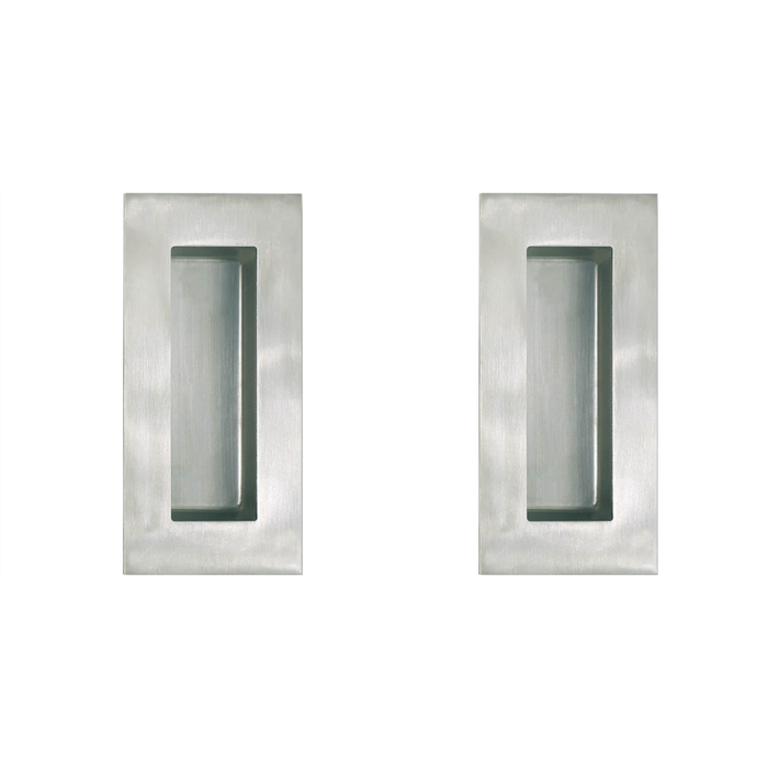 Delf 102mm Stainless Steel Square Flush Pull - 2 Pack - Bunnings Australia
