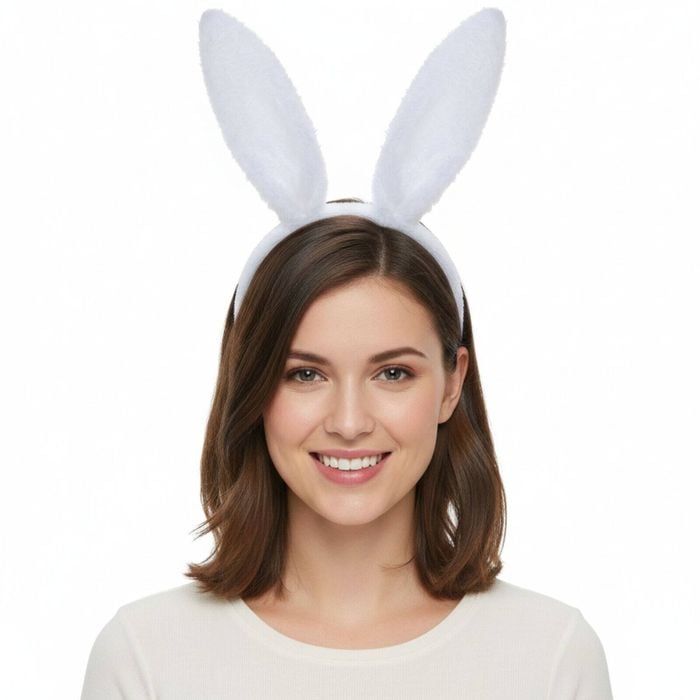 BUNNY EARS HEADBAND Hairband Easter Costume Party Accessory Fancy Dress