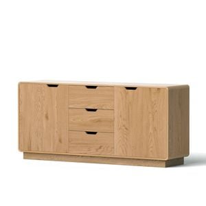 Artiss Buffet Sideboard Round Edge Oak 160cm