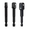 DeWALT 3 Piece Socket Adapter Set 1/4”, 3/8” & 1/2” DWAFADPTFT3