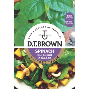D.T. Brown Gourmet Spinach Climbing Malabar Seeds