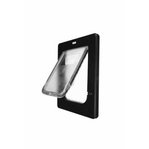 Aussie Pet Doors  Small Black Rectangle Cat & Dog Door