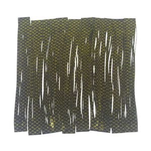 Artizan 22 Strand Silicon Skirting, Natural Black Gold, Qty 20